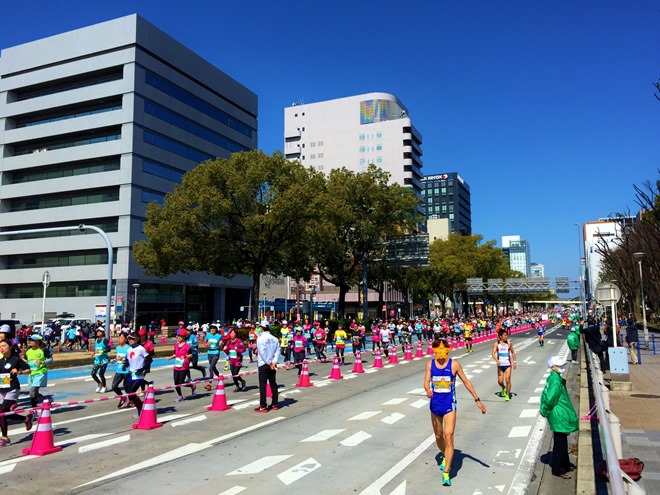 名古屋シティマラソン2015 フィニッシュ地点の写真