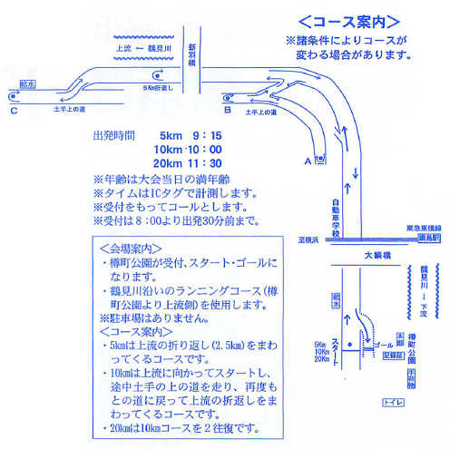 横浜ロードレース コースマップ