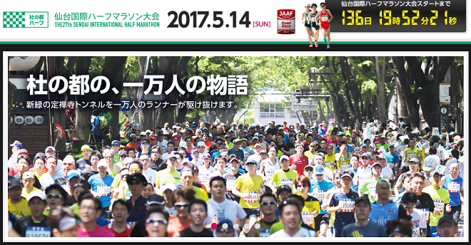 仙台国際ハーフマラソン画像