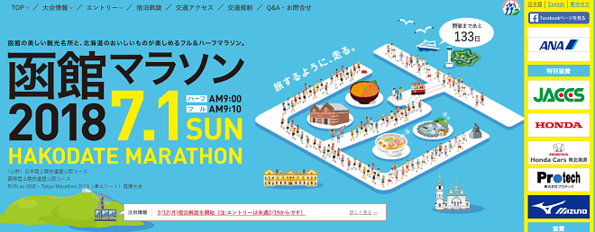 函館マラソン2018画像