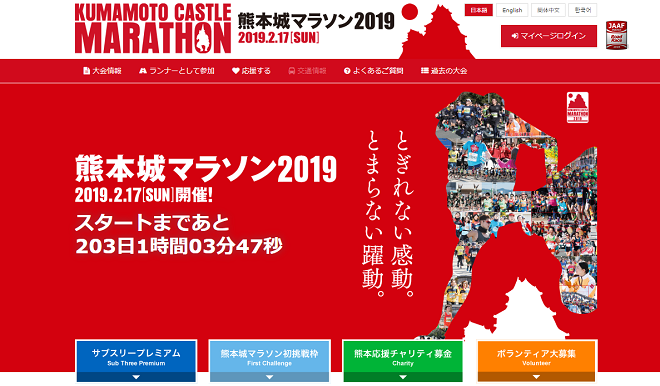 熊本城マラソン2019画像