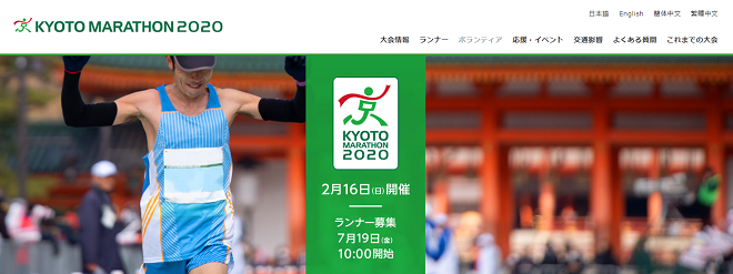 京都マラソン2020画像