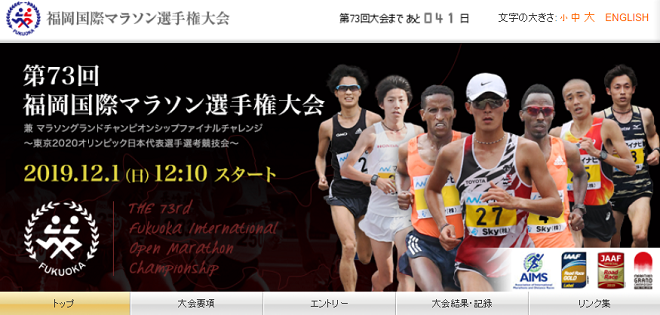 福岡国際マラソン2019画像
