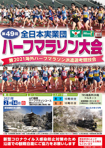 全日本実業団ハーフマラソン2021