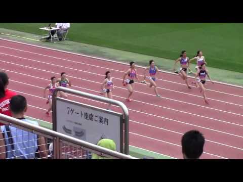 2016学生個人選手権女子100m準決勝1