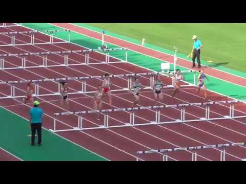 2018年度 兵庫県高校総体 女子100mH決勝(-0.4)