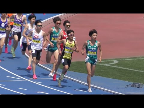 男子1500m予選 日本学生個人陸上2023