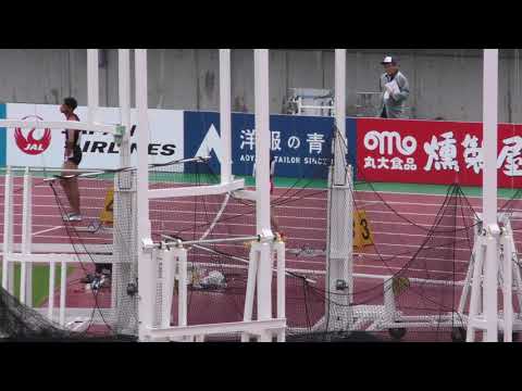 男子300m予選1組　U18日本選手権 R01