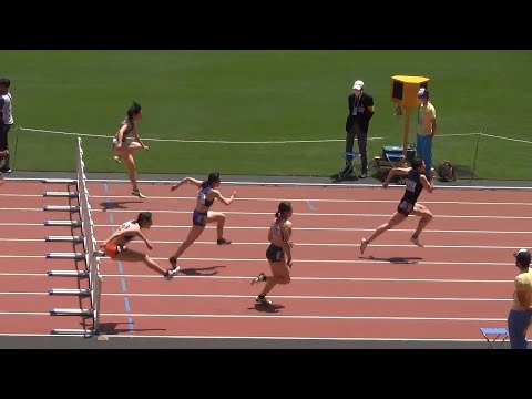 1部 予選 女子100mH 関東インカレ陸上2022