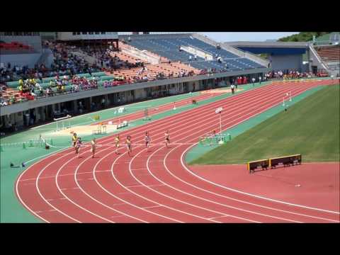 100m女子（予選3組2着＋2）～愛媛県高校総体2017・陸上競技～