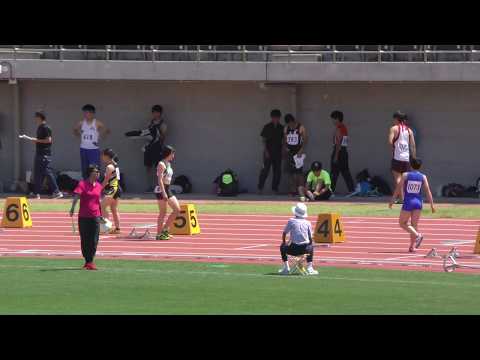 20170519群馬県高校総体陸上女子200m予選9組