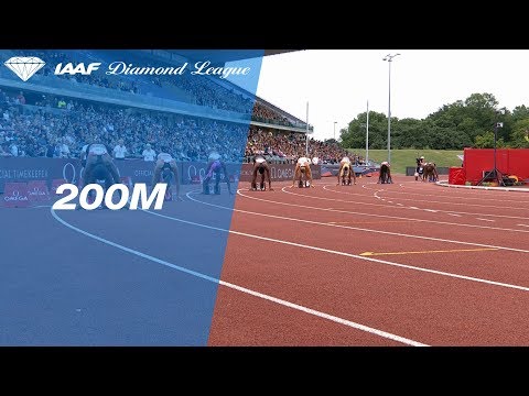 Shaunae Miller-Uibo 22.15 Wins Women&#039;s 200m - IAAF Diamond League Birmingham 2018