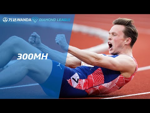 Karsten Warholm breaks the 300mH world best at the Impossible Games - Wanda Diamond League 2020