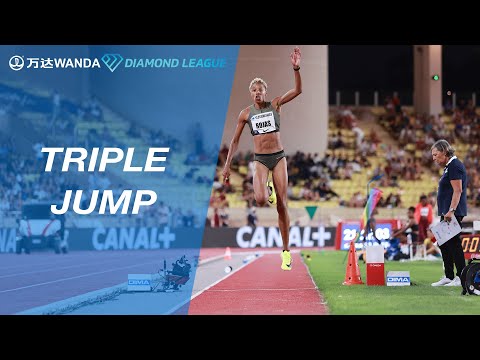Yulimar Rojas rallies to win triple jump in Monaco - Wanda Diamond League 2022