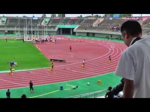 H30年度 学校総合 埼玉県大会 男子400mH 予選1組