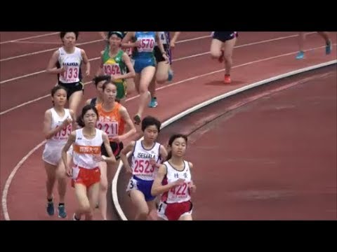 群馬県春季記録会2018（桐生会場）女子1500m3組