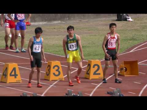 20170416春季記録会(桐生会場）男子100m6組