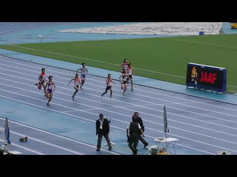 A女子200m予選2組　ジュニアオリンピックR01