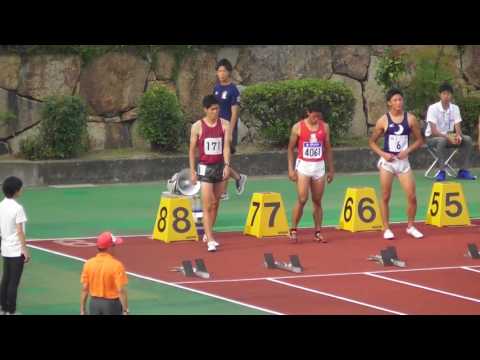 2017京都陸上選手権　男子110mH決勝
