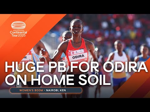 Battle to the line in the women&#039;s 800m 👀 | Continental Tour Gold 2025