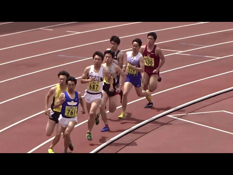第94回関西学生陸上競技対校選手権大会　男子2部800ｍ予選3組