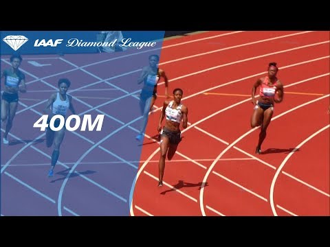 Shaunae Miller-Uibo Wins Women&#039;s 400m - IAAF Diamond League Eugene 2018