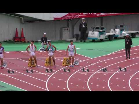 男子100m予選5組　U20日本選手権R01