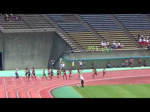 2017福岡県中学陸上大会『共通女子4×100mR 決勝』