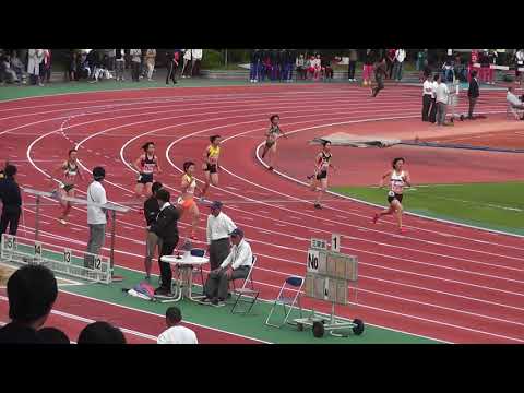2018京都高校陸上　市内ブロック予選　女子400m3組