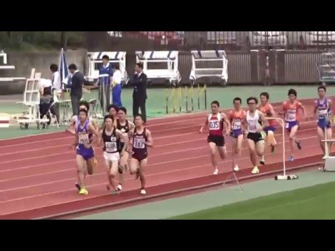 2016 第1回京都陸協記録会　男子1500ｍ2組