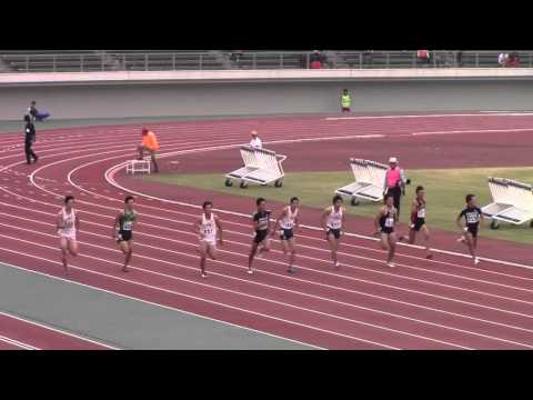 2015 東海学生秋季陸上 男子100m 準決勝4