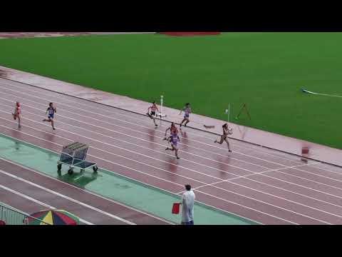 2018 茨城県高校新人陸上 女子200m予選4組
