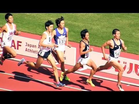 2015ジュニア陸上男子 800ｍ 予選3組 20151017