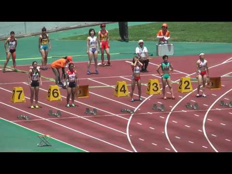 H29　千葉県選手権　女子100m　予選2組