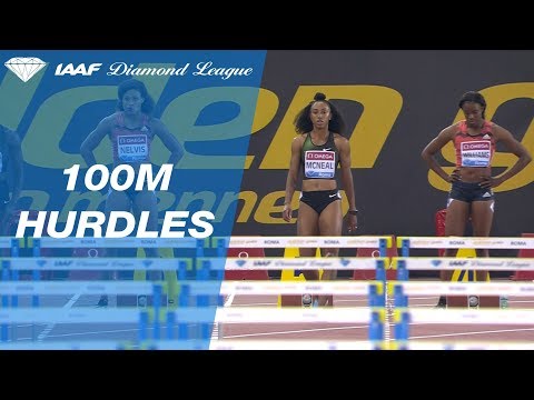 Sharika Nelvis Wins Women&#039;s 100m Hurdles - IAAF Diamond League Rome 2018