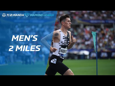 Jakob Ingebrigtsen sets a new world best in the two miles in Paris - Wanda Diamond League 2023