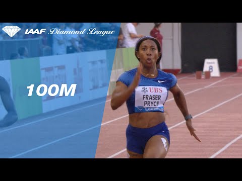 Shelly-Anne Fraser-Pryce sprints to a 100m win in Lausanne - IAAF Diamond League 2019
