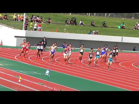 2017 岩手県高校新人陸上競技会 男子4×100メートルリレーA決勝