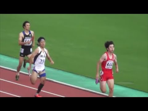 関東陸上競技選手権2017 男子4×400mR予選3組