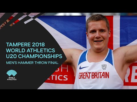 Men&#039;s Hammer Throw Final - World Athletics U20 Championships Tampere 2018