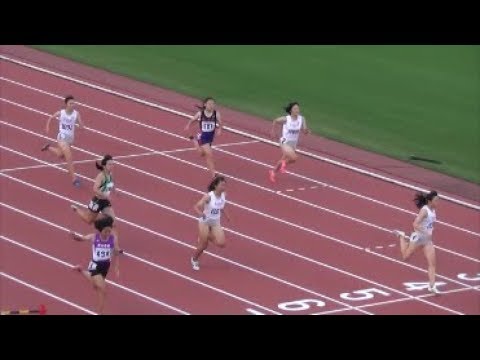 群馬県高校新人陸上2017 女子200m決勝