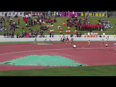 H30　千葉県高校総体　女子七種競技200m　1組