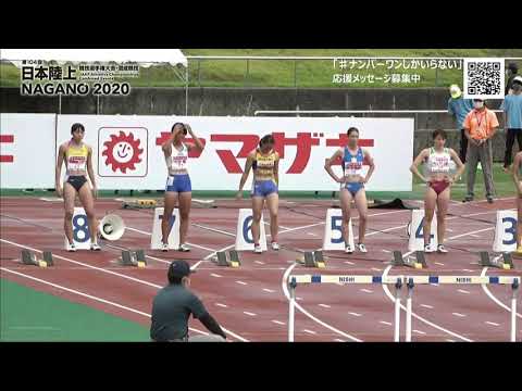 【第104回日本選手権・混成競技】女子七種100mハードル