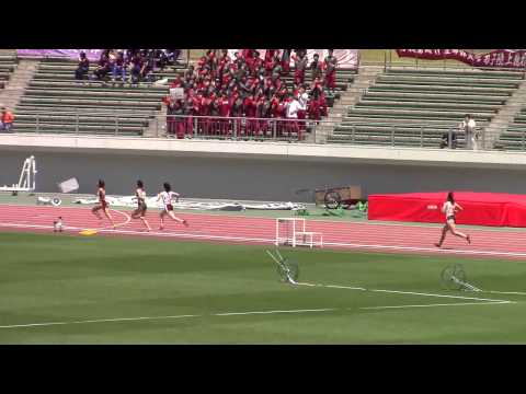 2015 西日本インカレ陸上 女子800m 予選2