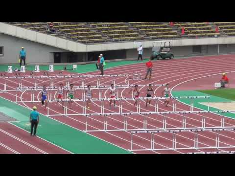 2017年度 兵庫県高校総体 男子110mH決勝（-0.8）
