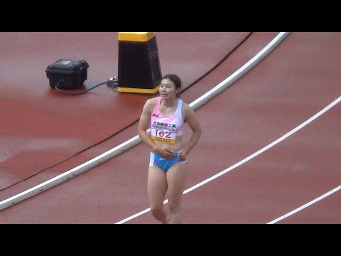 福部真子 B,A 決勝 女子100mH 織田記念陸上2022