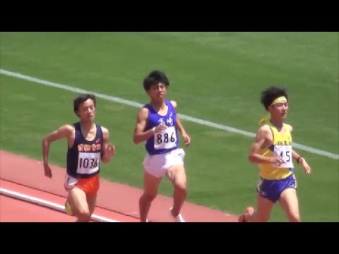 群馬県陸上記録会2017 男子800m1組