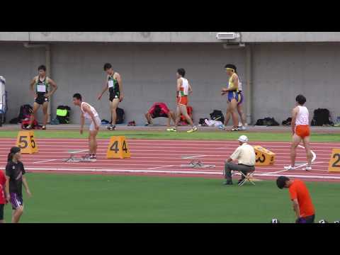 20170703群馬県選手権男子200m予選2組