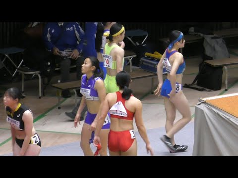 予選 U20女子60ｍH 日本室内陸上2025