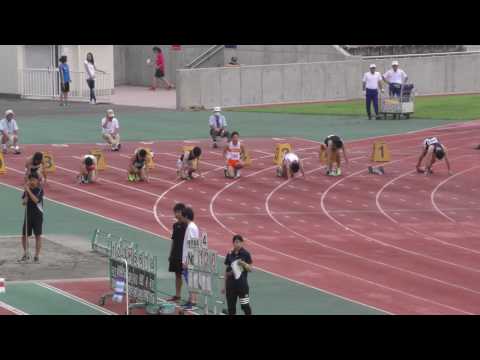 20160702群馬県選手権男子100m予選4組